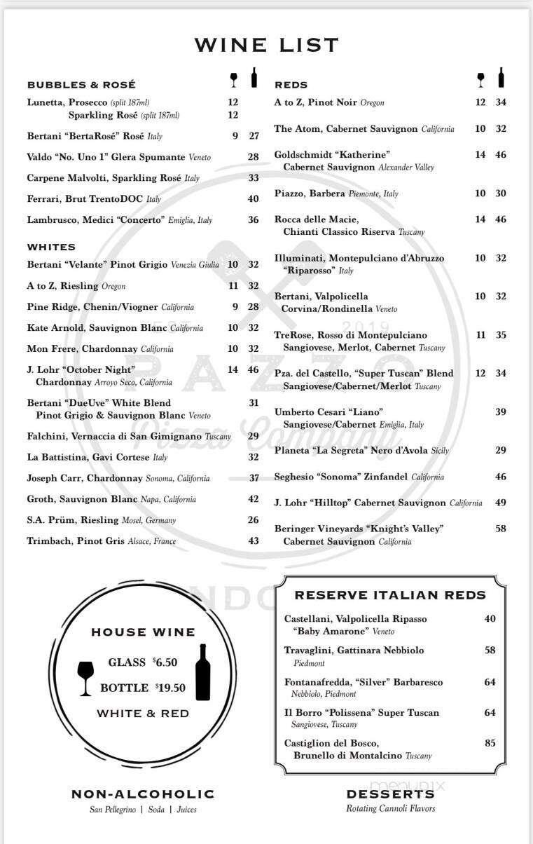 Pazzo Pizza - Andover, MA menu_pic