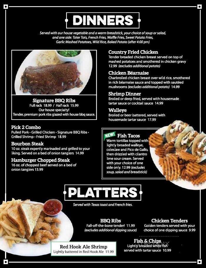 Charlie's Sports Bar & Grill - Becker, MN menu_pic