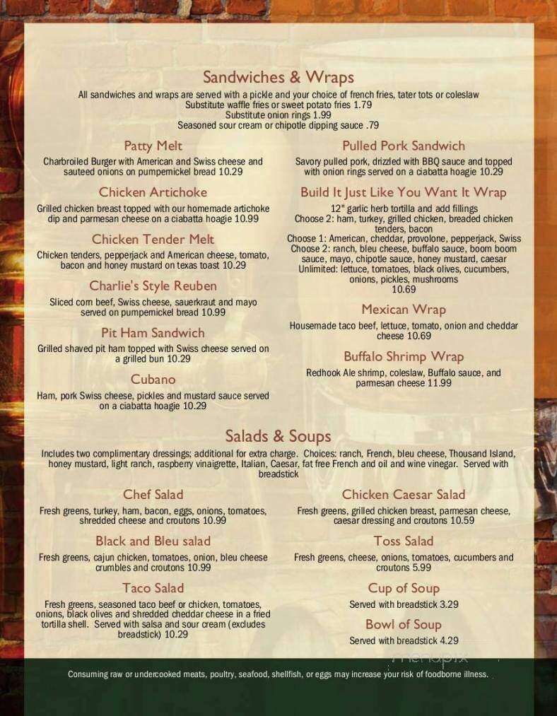 Charlie's Sports Bar & Grill - Becker, MN