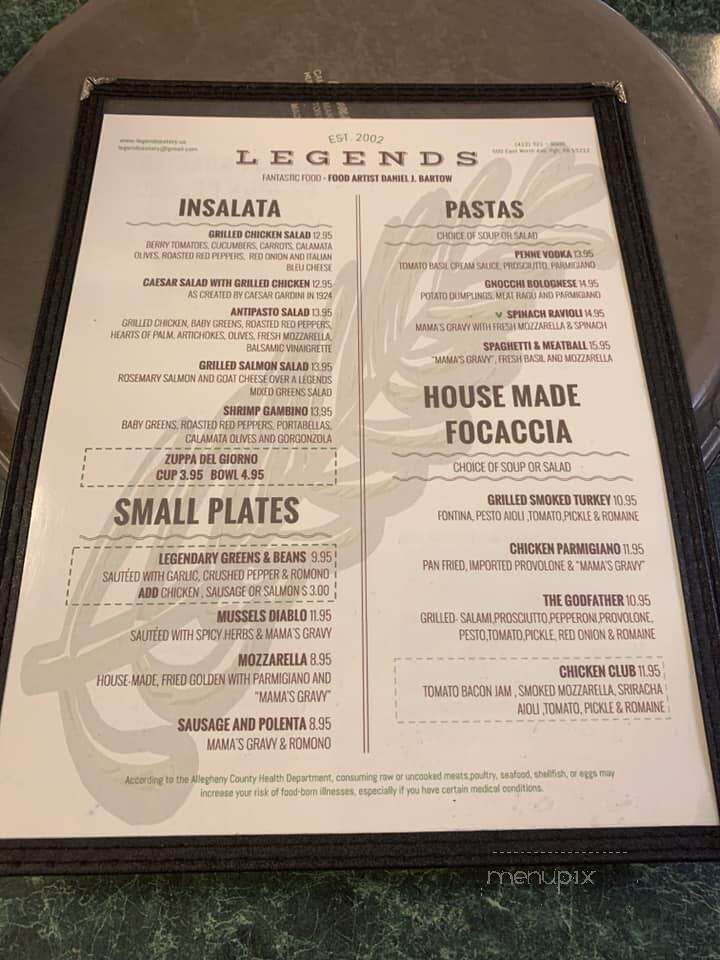 Legends Eatery - Pittsburgh, PA