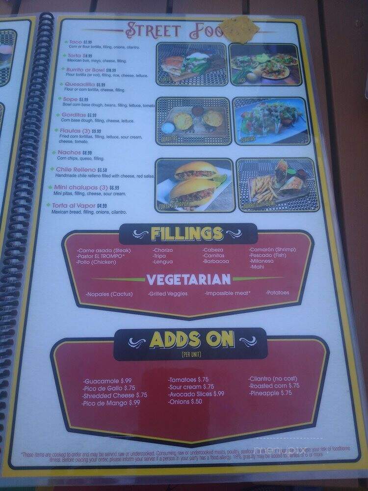 El Trompo - West Chester, OH menu_pic