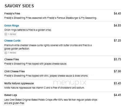 Freddy's Frozen Custard and Steakburgers - Durango, CO menu_pic