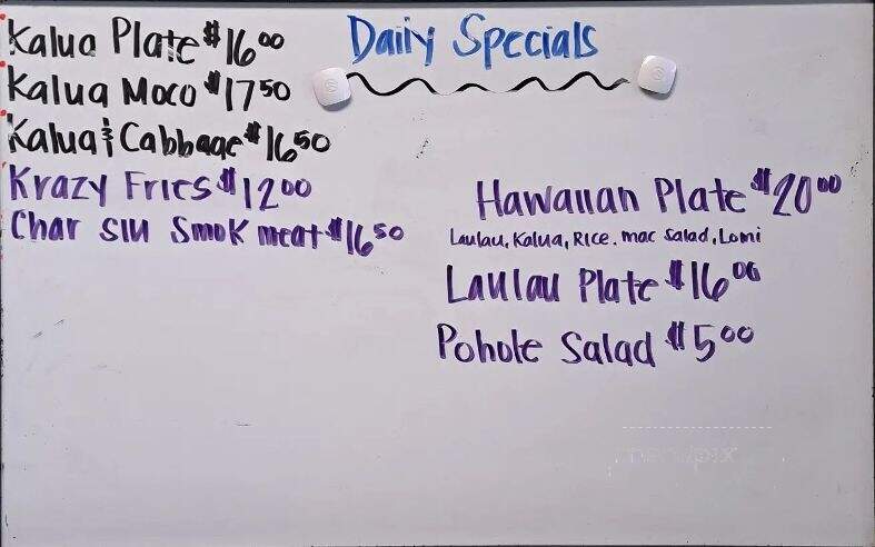 Faithful Grinds - Kahului, HI menu_pic