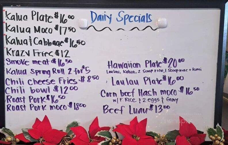 Faithful Grinds - Kahului, HI menu_pic