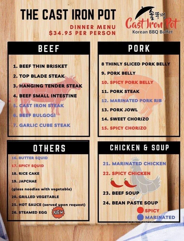 Cast Iron Pot Signature - Little Ferry, NJ menu_pic