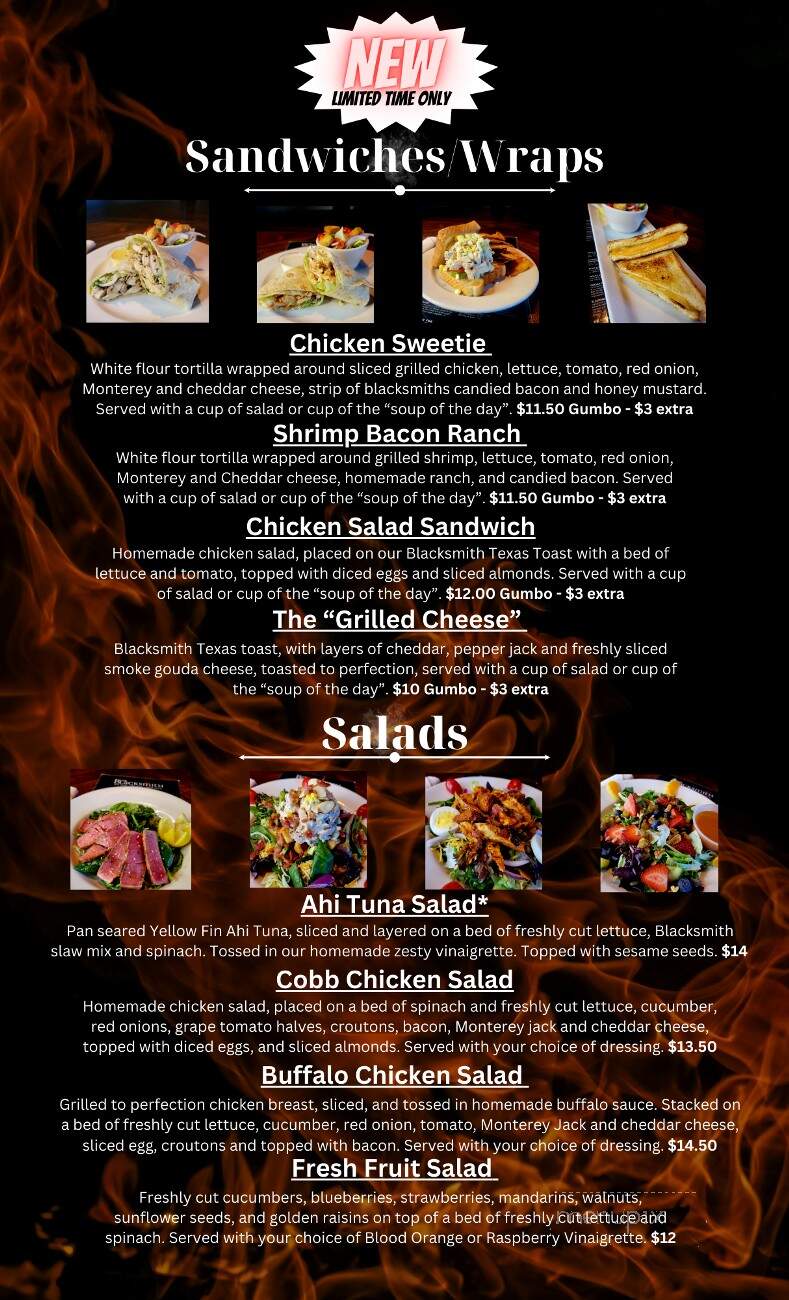 The Blacksmith - Pembroke, MA menu_pic