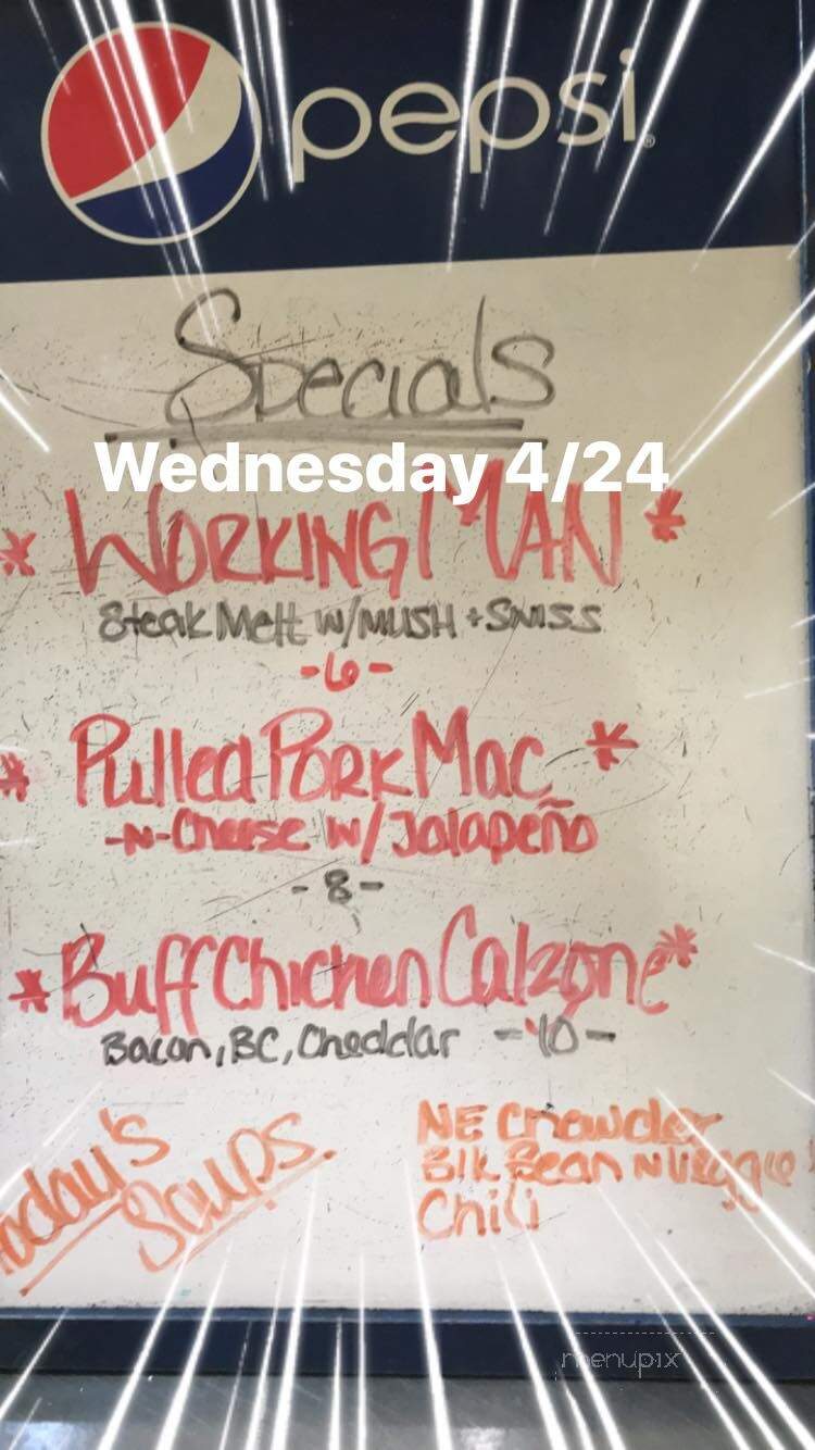 Tony Harper's Pizza & Clam - Inlet, NY menu_pic