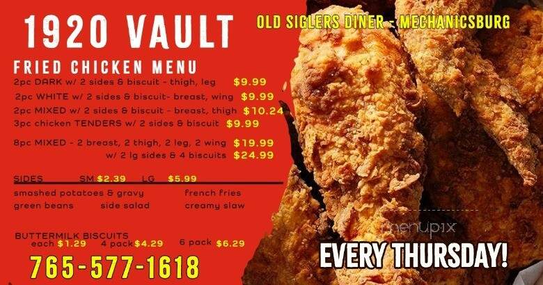 1920 Vault - Lebanon, IN menu_pic