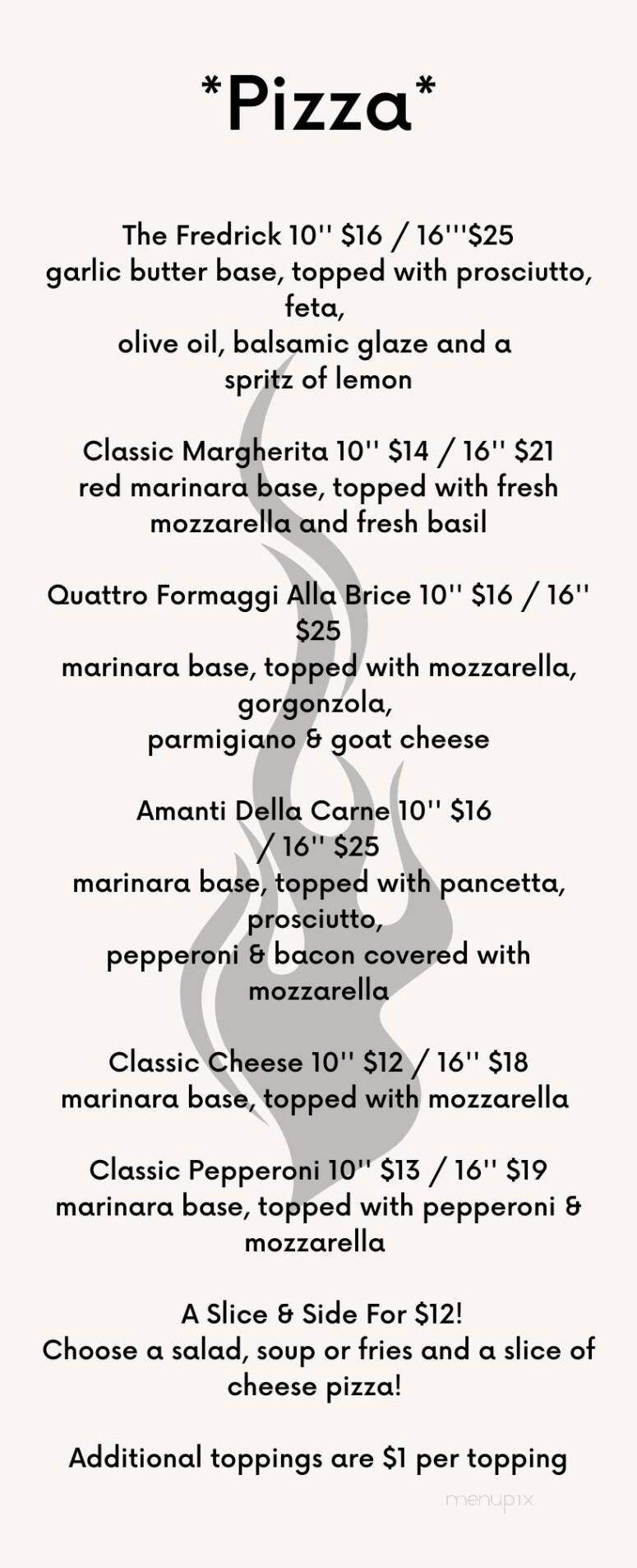 Embers Bistro - DeFuniak Springs, FL menu_pic