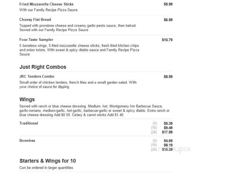 Larosa's - Hamilton, OH menu_pic