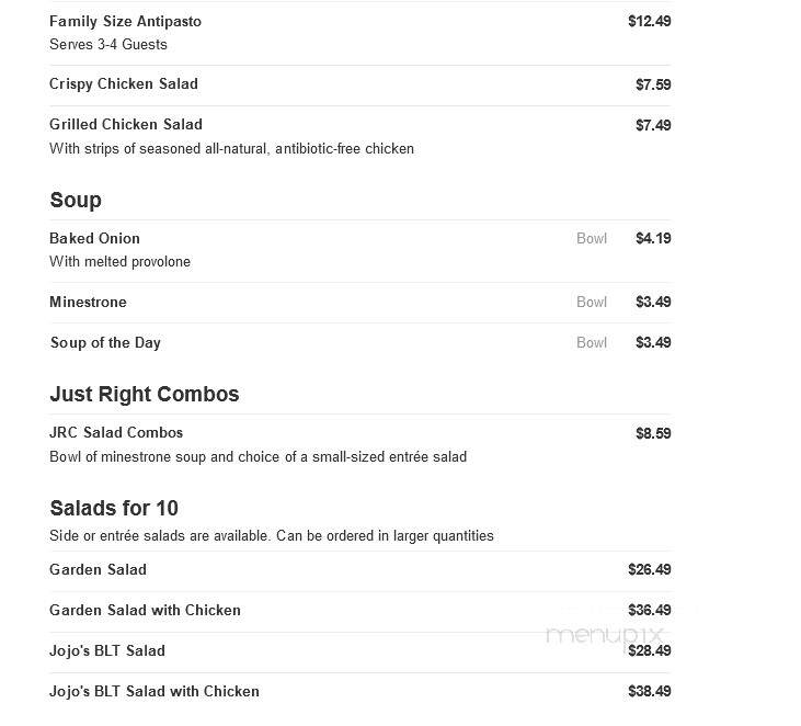 Larosa's - Hamilton, OH menu_pic