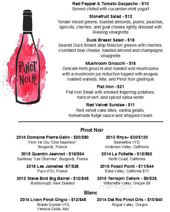 Grapes Wine Bar of Annapolis - Annapolis, MD menu_pic