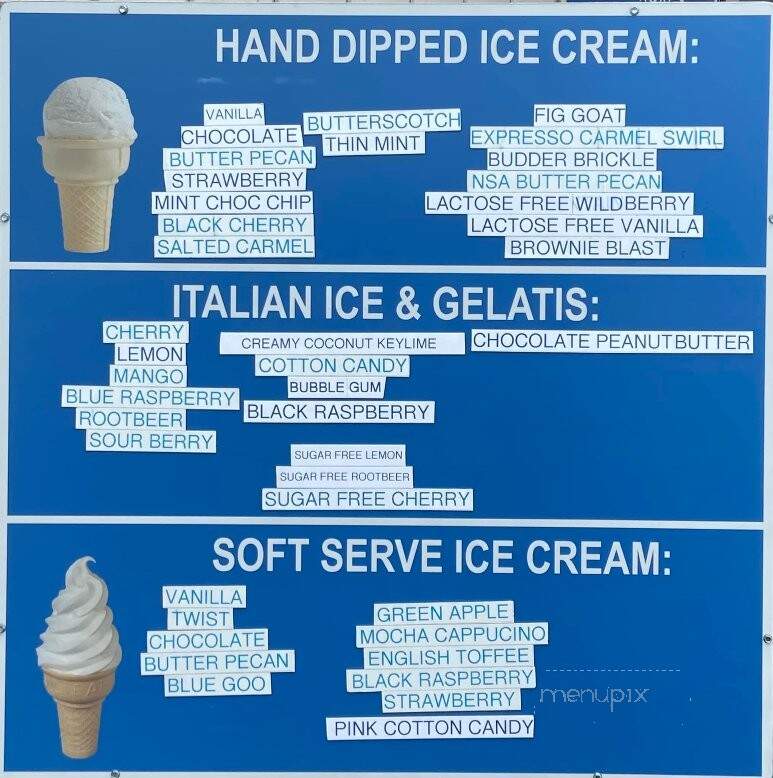 Son's Italian Ice - East Petersburg, PA menu_pic