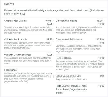 Chef T's Garden Grill - Lakeland, FL menu_pic