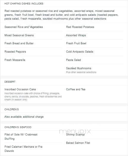 Juliano's Caterers - New Rochelle, NY menu_pic