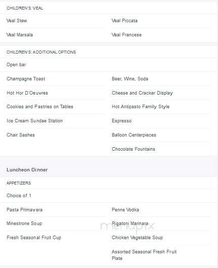Juliano's Caterers - New Rochelle, NY menu_pic