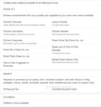 Juliano's Caterers - New Rochelle, NY menu_pic