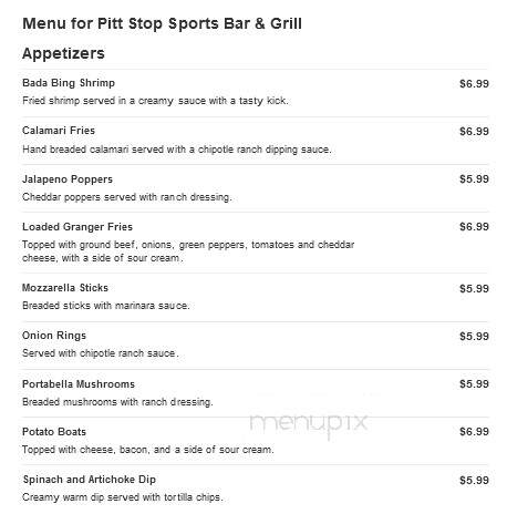 Pitt Stop Sports Bar & Grill - Granger, IN