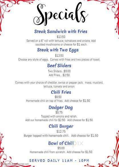 Black Watch Pub - Upland, CA menu_pic