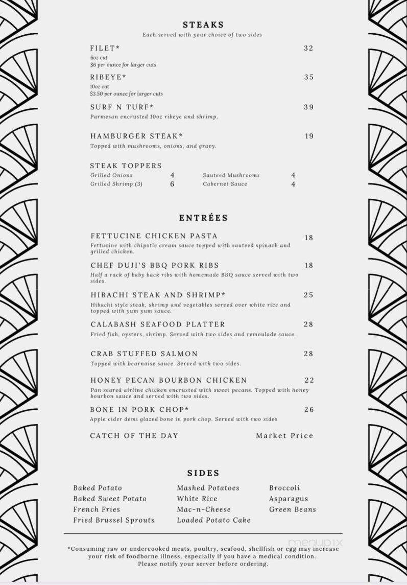 Pup's Steakhouse - Wilson, NC menu_pic