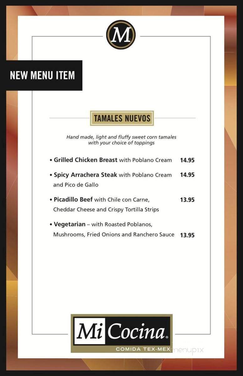Mi Casino - Plano, TX menu_pic