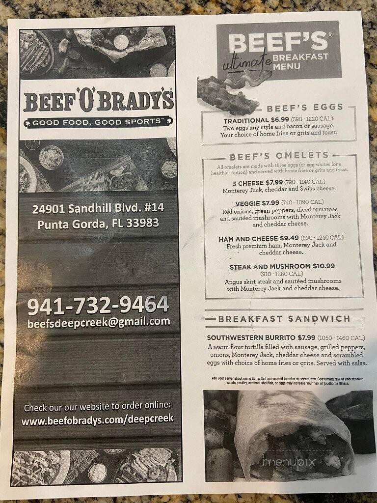 Beef O'Brady's - Punta Gorda, FL