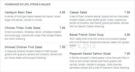 J J Jamokes Restaurant - Caro, MI menu_pic
