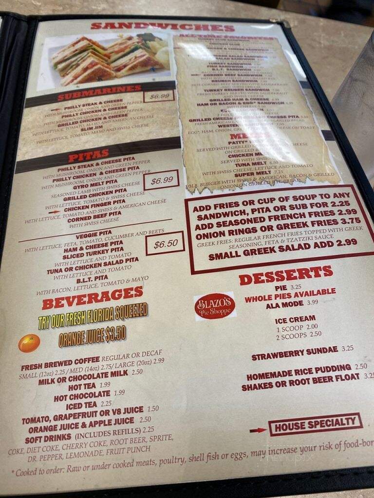 Olympic Coney Island - Brownstown Township, MI menu_pic