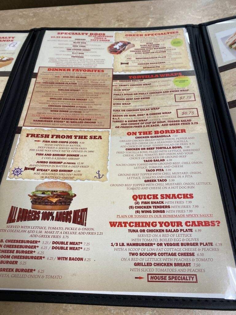 Olympic Coney Island - Brownstown Township, MI menu_pic