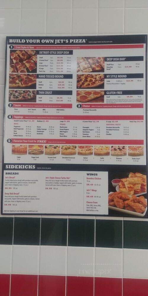 Jet's Pizza - Flint, MI menu_pic