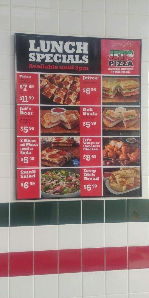 Jet's Pizza - Flint, MI menu_pic