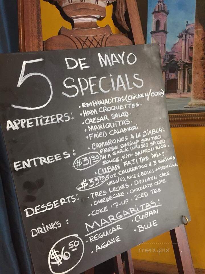 Cubanos - Silver Spring, MD menu_pic