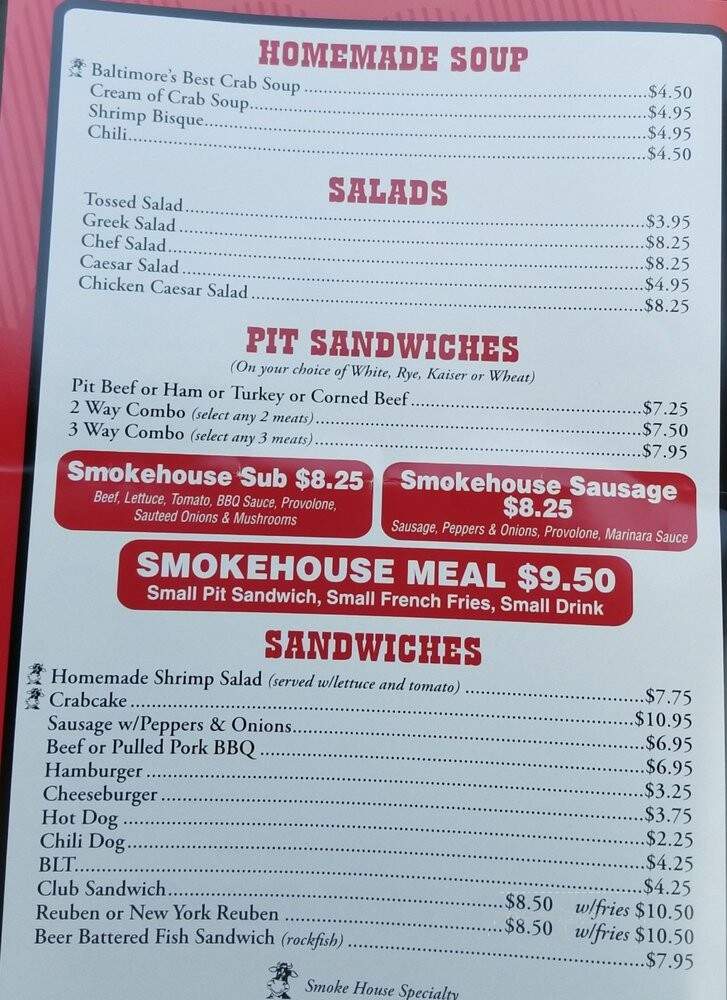 Smokehouse Pitbeef - Middle River, MD menu_pic
