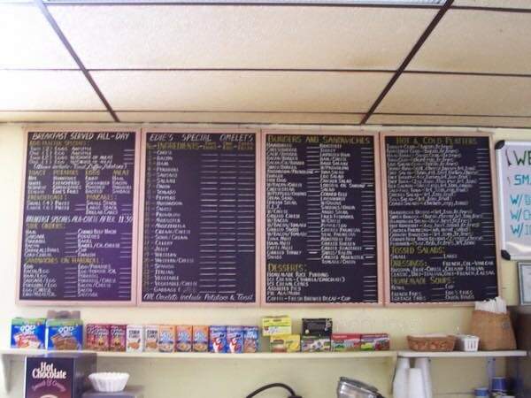 Edie's Luncheonette - Little Silver, NJ menu_pic