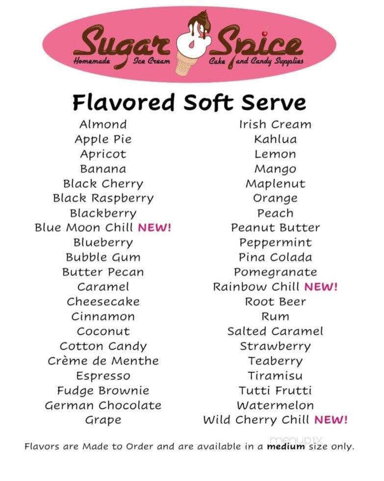 Sugar & Spice Cake & Candy - Pittsburgh, PA menu_pic