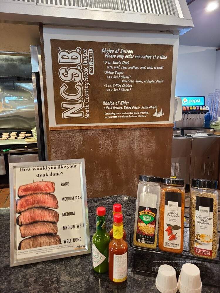 North Country Steak Buffet - La Crosse, WI menu_pic