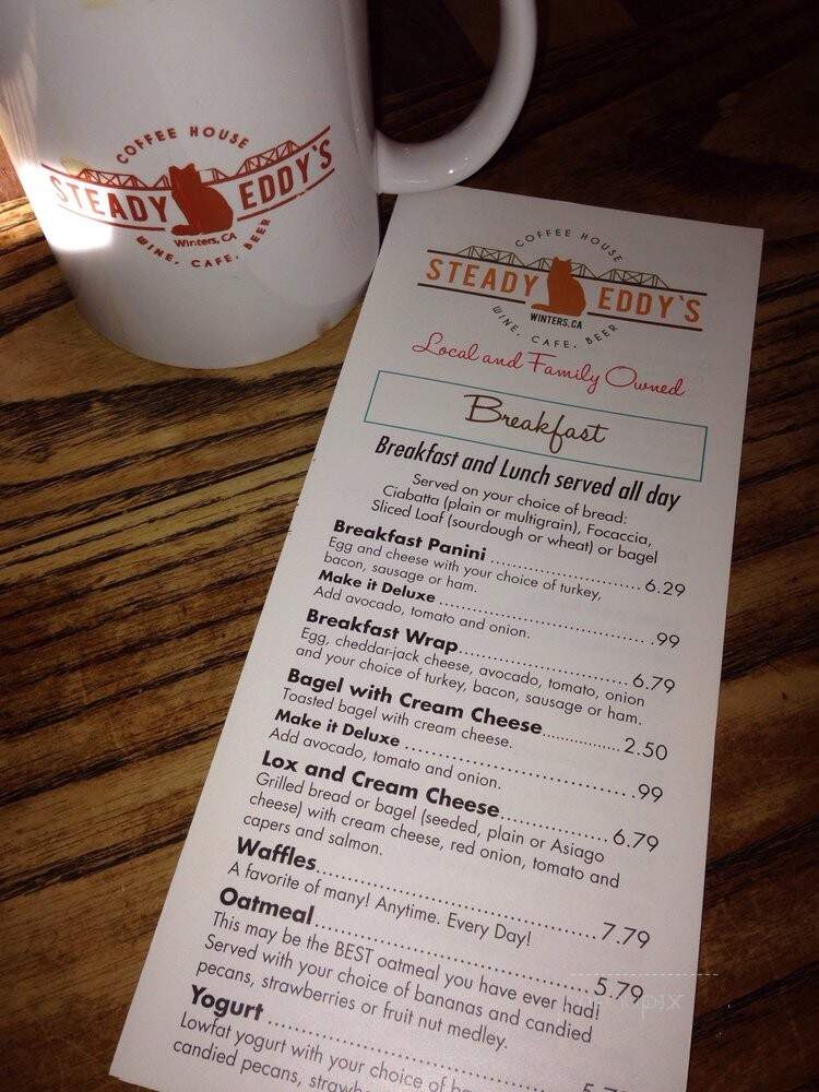 Steady Eddy's Coffee & Juice - Winters, CA