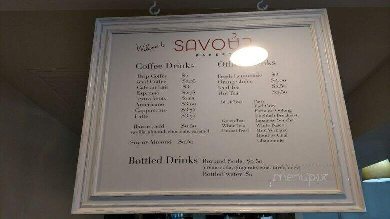 Savour Cafe & Bakery - Mission Viejo, CA menu_pic