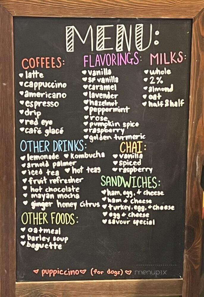 Savour Cafe & Bakery - Mission Viejo, CA menu_pic