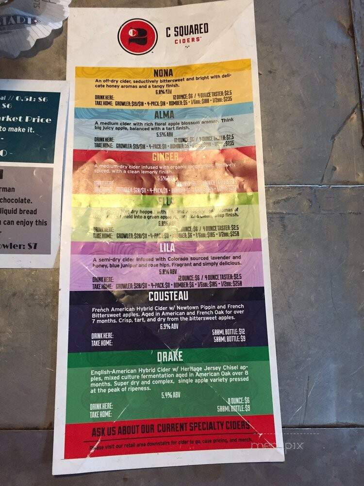 Bierstadt Lagerhaus - Denver, CO menu_pic