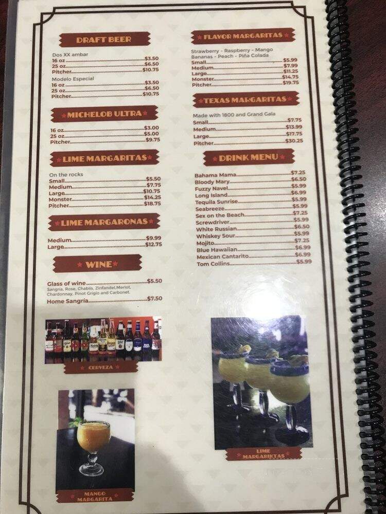 Los Mariachis Mexican Cuisine - Troutman, NC menu_pic