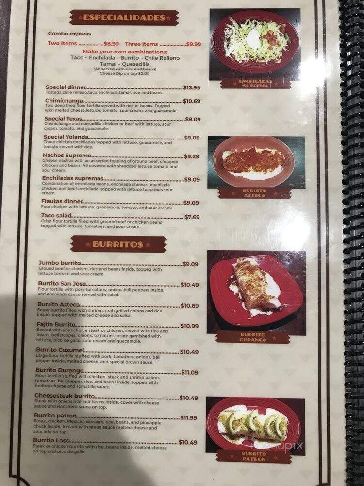 Los Mariachis Mexican Cuisine - Troutman, NC menu_pic