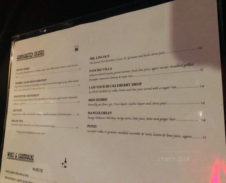 Lincoln House - Covina, CA menu_pic