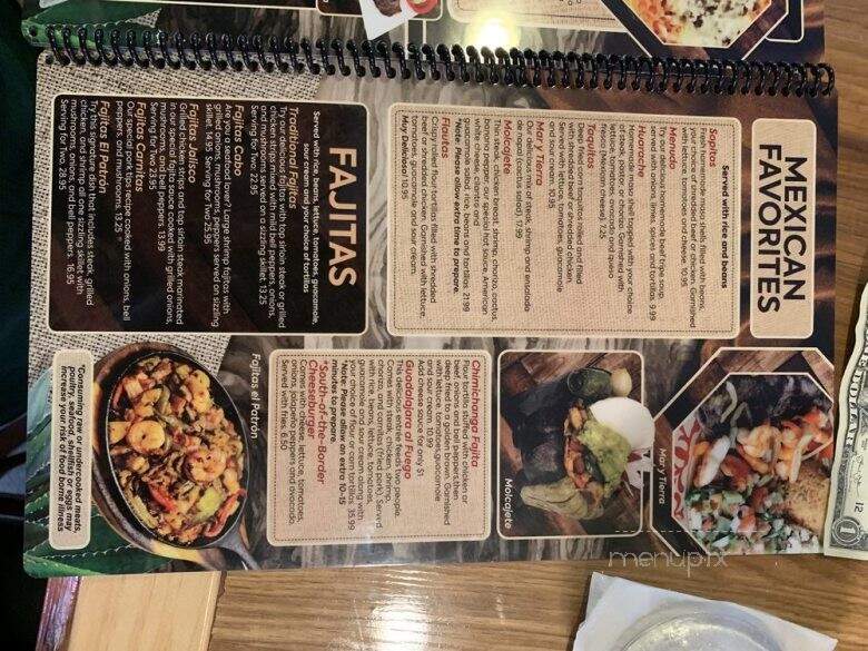 El Patron Mexican Bar & Grill - Fond du Lac, WI menu_pic