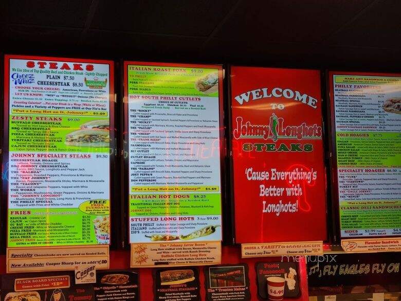Johnny Longhots - Fairless Hills, PA menu_pic