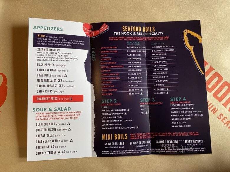 Hook & Reel Cajun Seafood & Bar - West Valley City, UT menu_pic