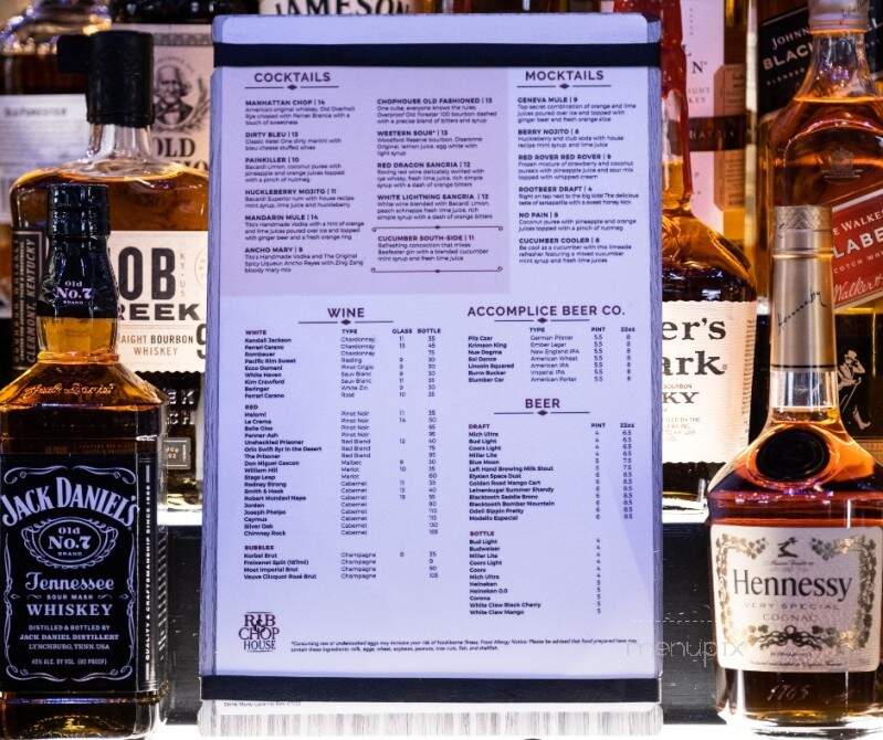 Montana's Rib & Chop House - Bozeman, MT menu_pic