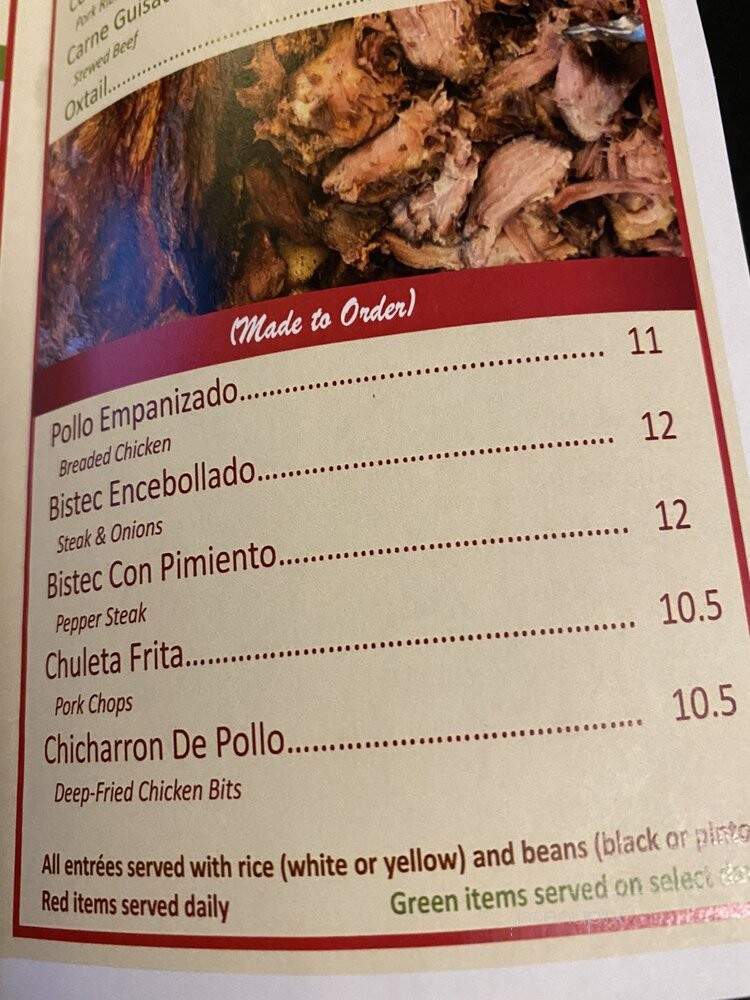 Emilio's Place - Bartonsvllle, PA menu_pic