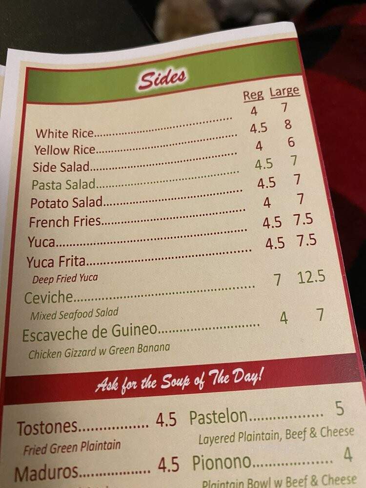 Emilio's Place - Bartonsvllle, PA menu_pic