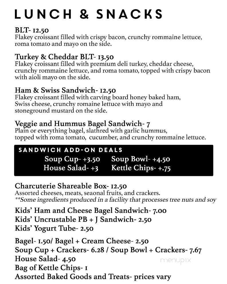 OpenDoor Coffee - Genoa, IL menu_pic